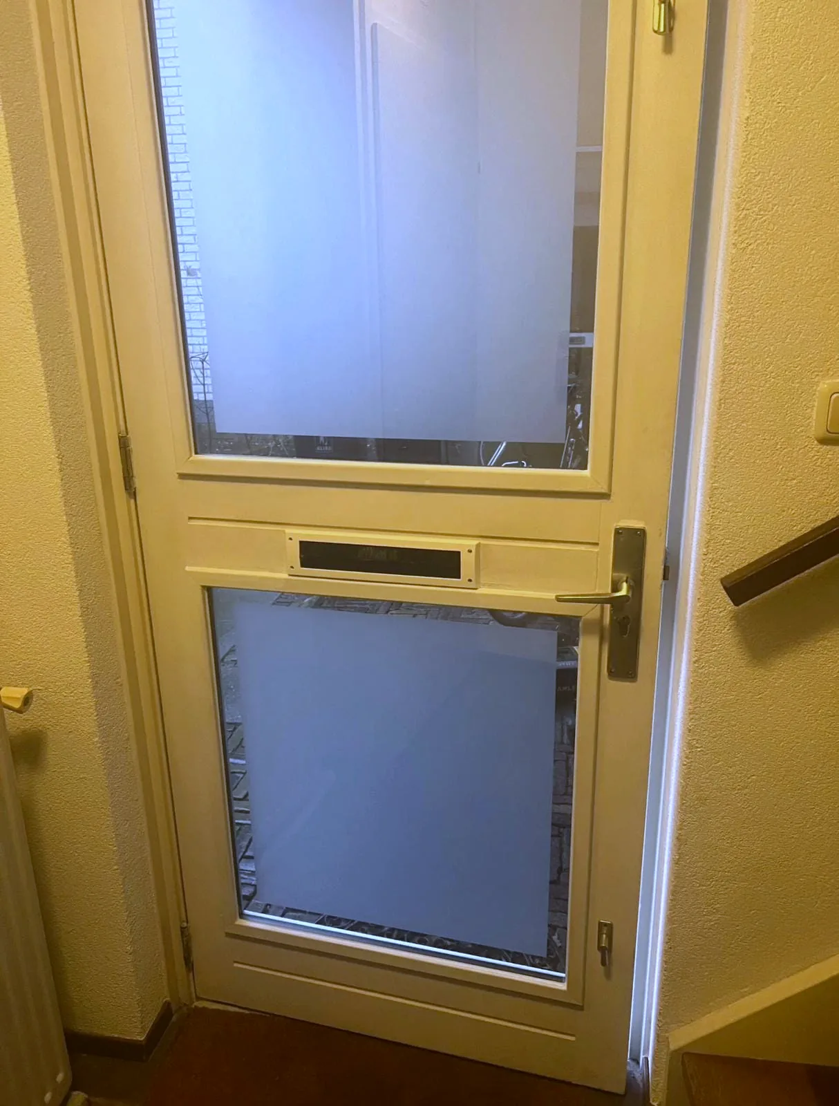 Nieuwe beglazing in een bestaande voordeur in Amersfoort